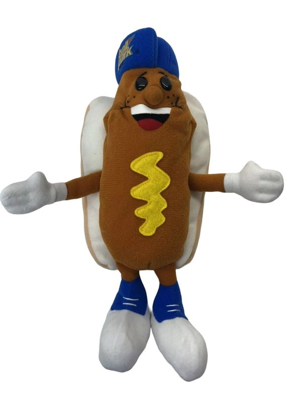 10&quot;H Ball Park Franks HotDog Bean Bag Character