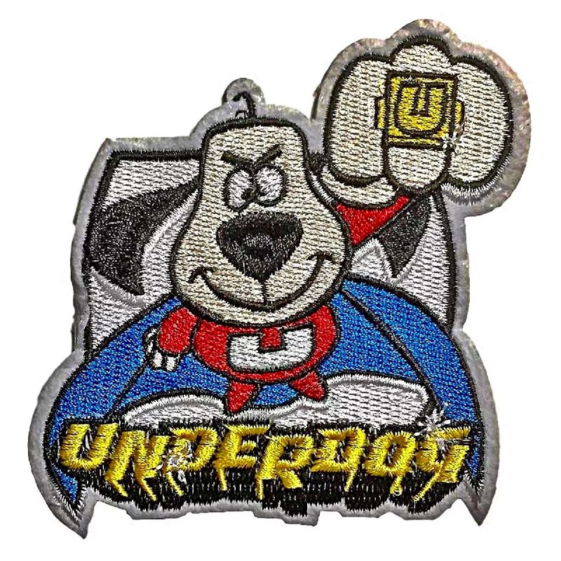 Underdog Power Pill Ring 3 1/2&quot;  Embroidered Patch