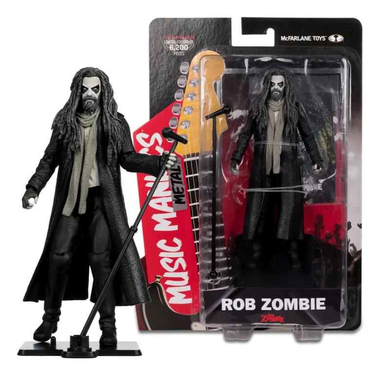 Rob Zombie 6&quot;H McFarlane Toys Music Maniacs Metal Wave 2 Action Figure
