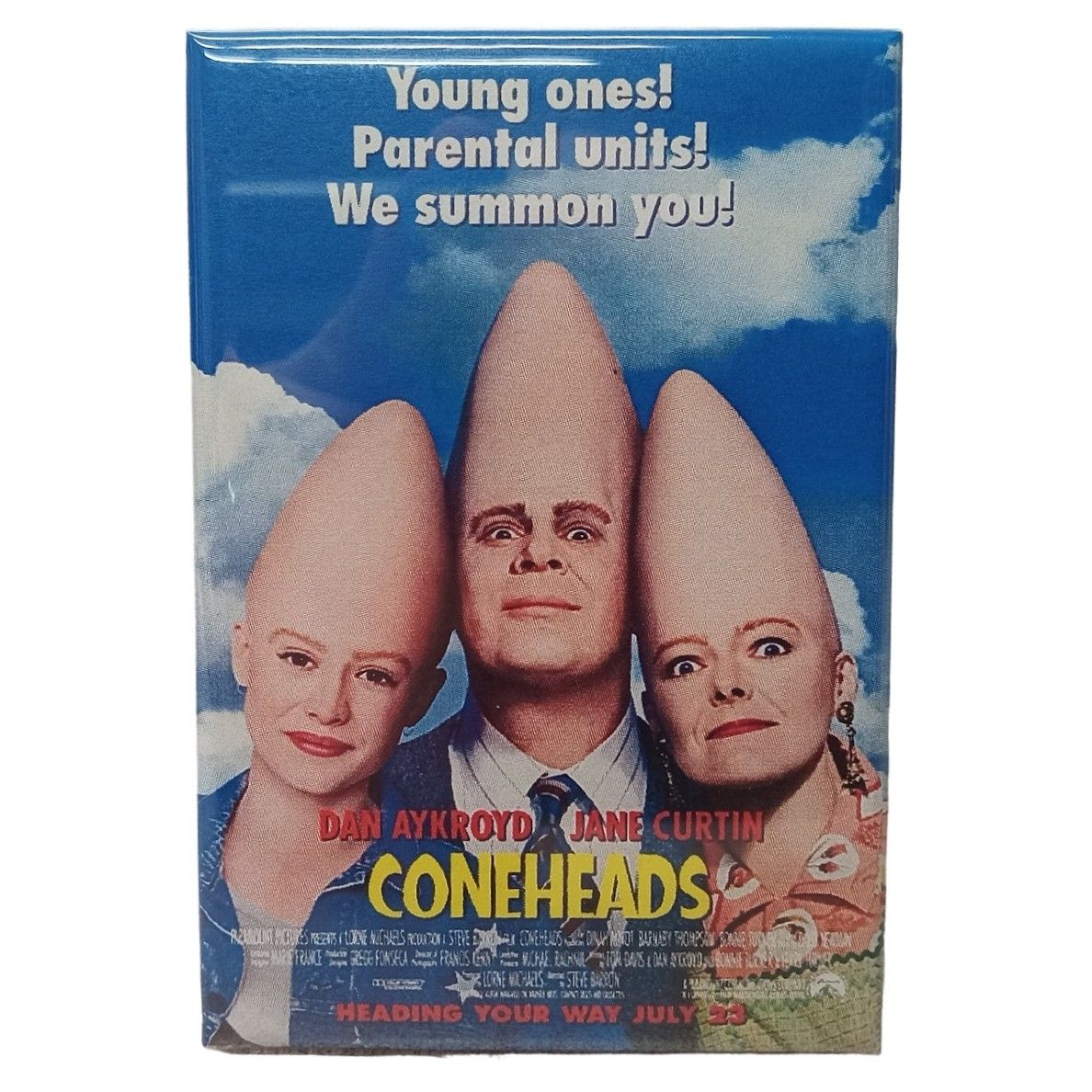 The Coneheads Movie Poster Metal Magnet