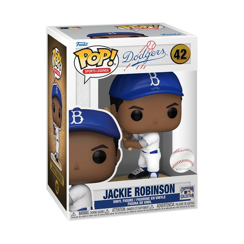 MLB Jackie Robinson 3 3/4"H POP! Vinyl Figure #42 - Batting
