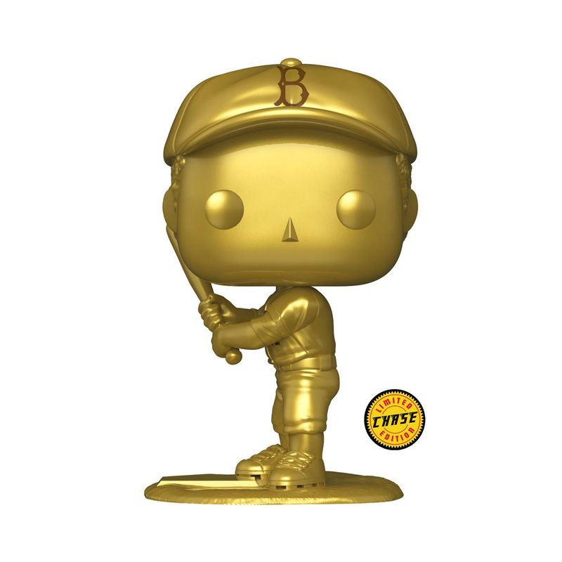 MLB Jackie Robinson 3 3/4"H POP! Vinyl Figure #42 - GOLD CHASE Variant - Batting