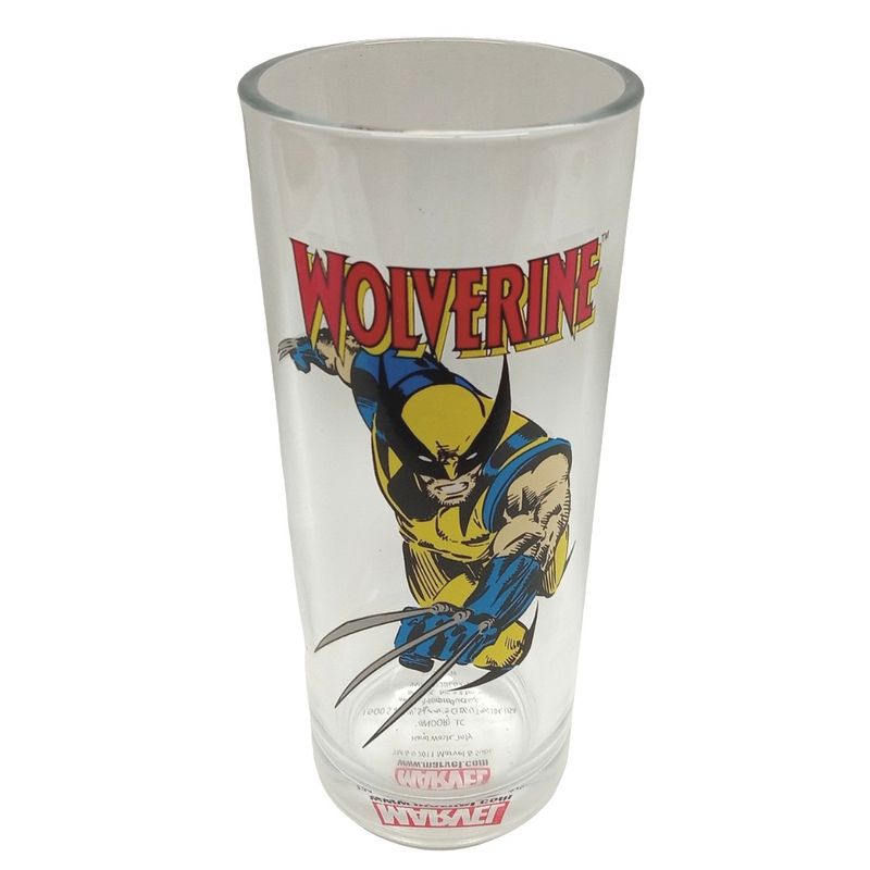 Marvel X-Men Wolverine 10 oz. Glass LOOSE