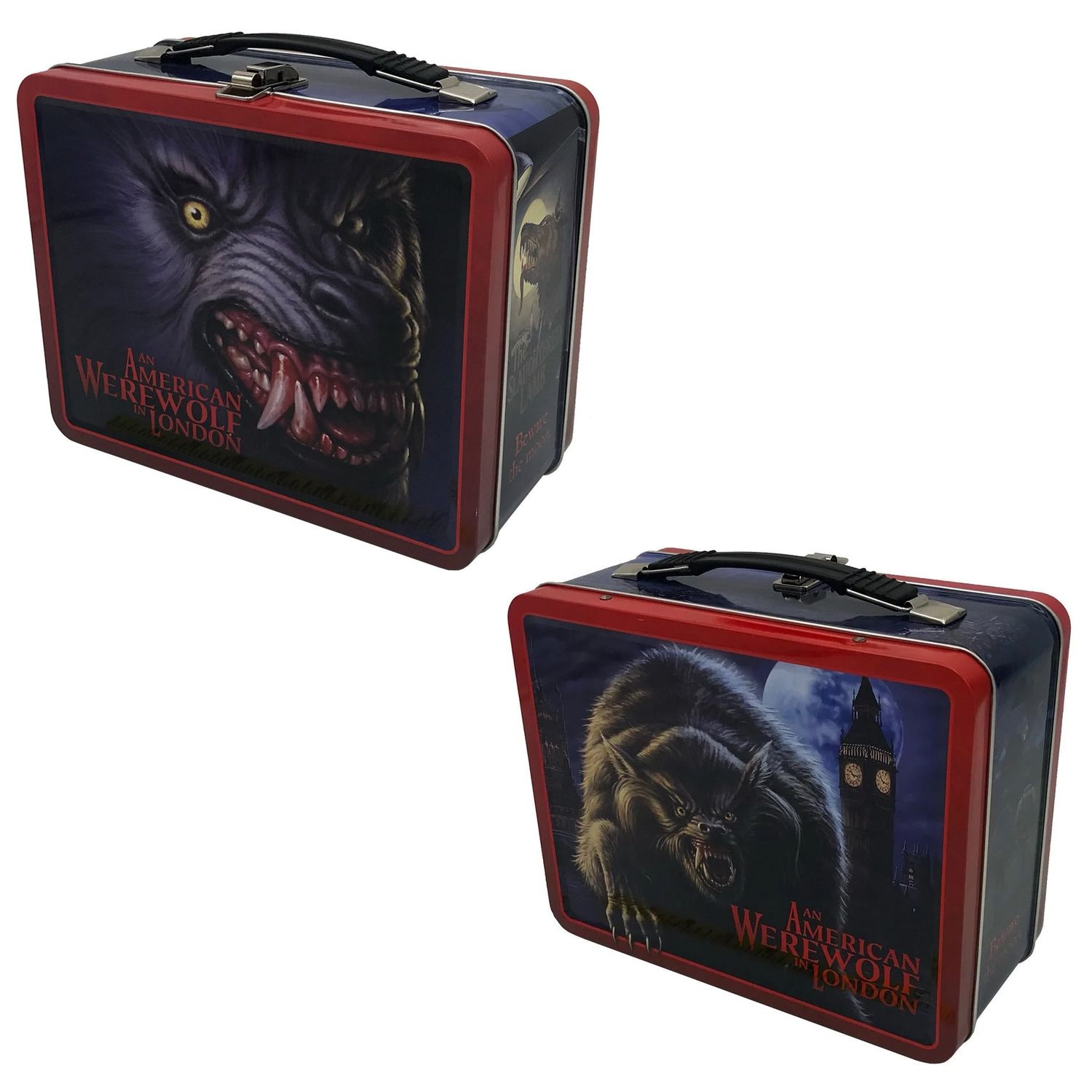 An American Werewolf in London Metal Tin Tote Lunchbox