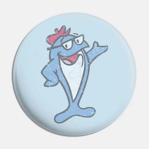 Starkist Charlie the Tuna 2 1/4&quot;D Retro-Look Pinback Button
