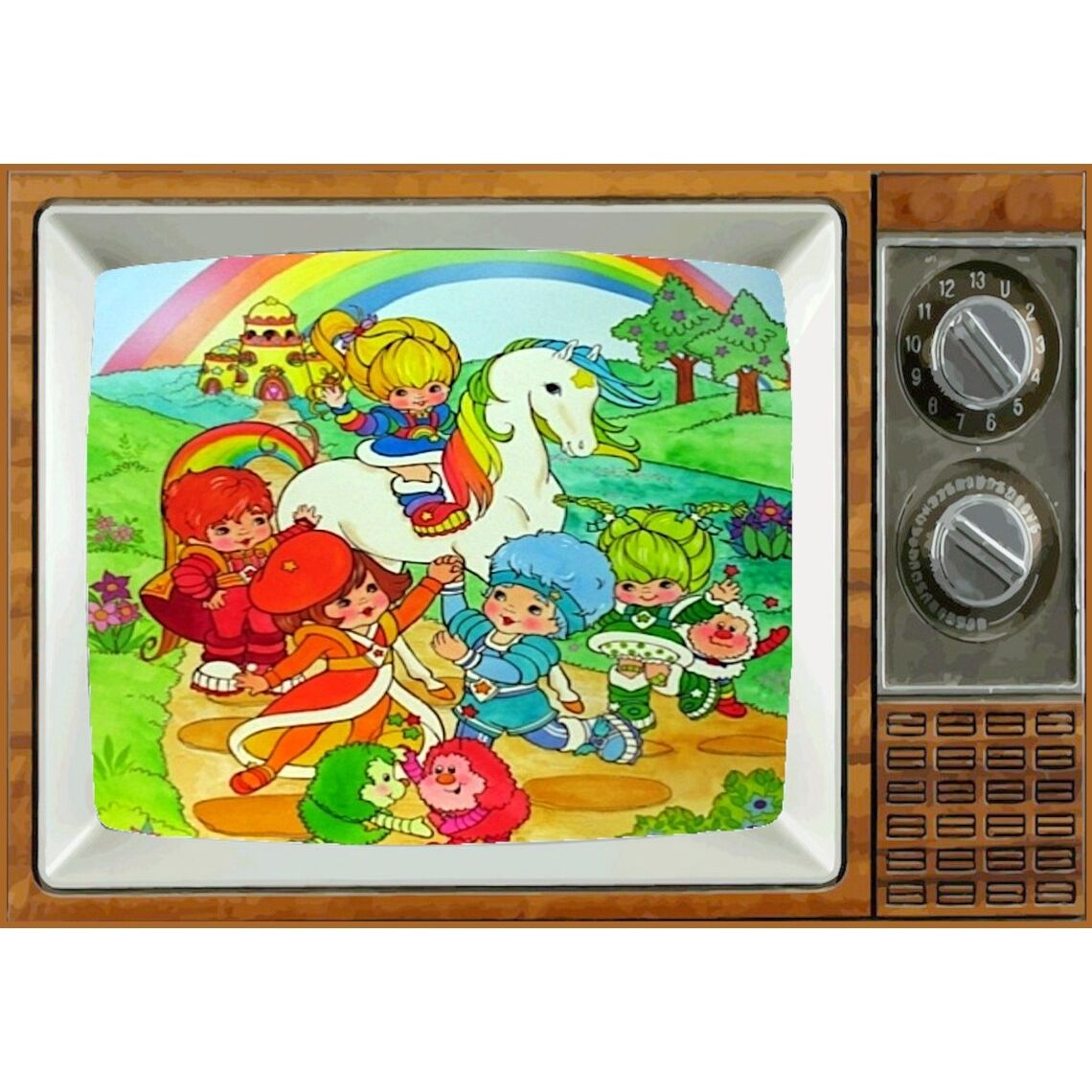 Rainbow Brite Metal TV Magnet