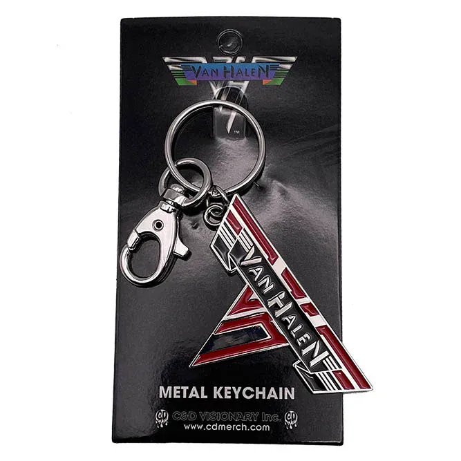 Van Halen Enameled Metal Logo Keychain
