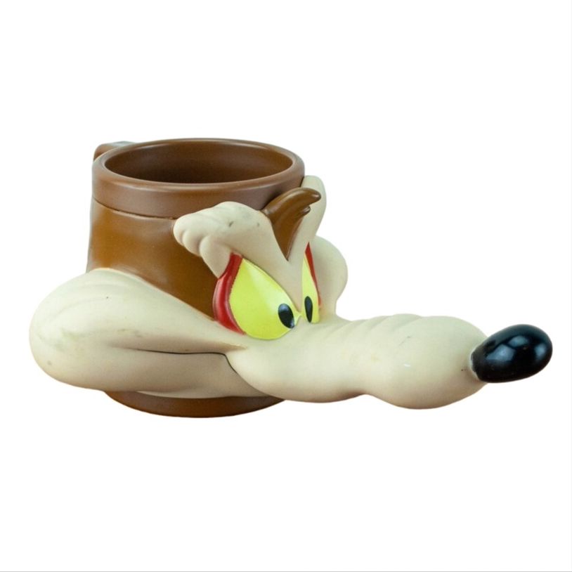 Looney Tunes Wile E Coyote Plastic Mug / Cup - Arby&#39;s