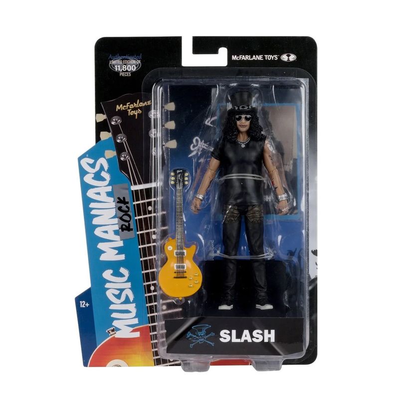 Guns N' Roses Slash 6"H McFarlane Toys Music Maniacs Wave 3 Action Figure