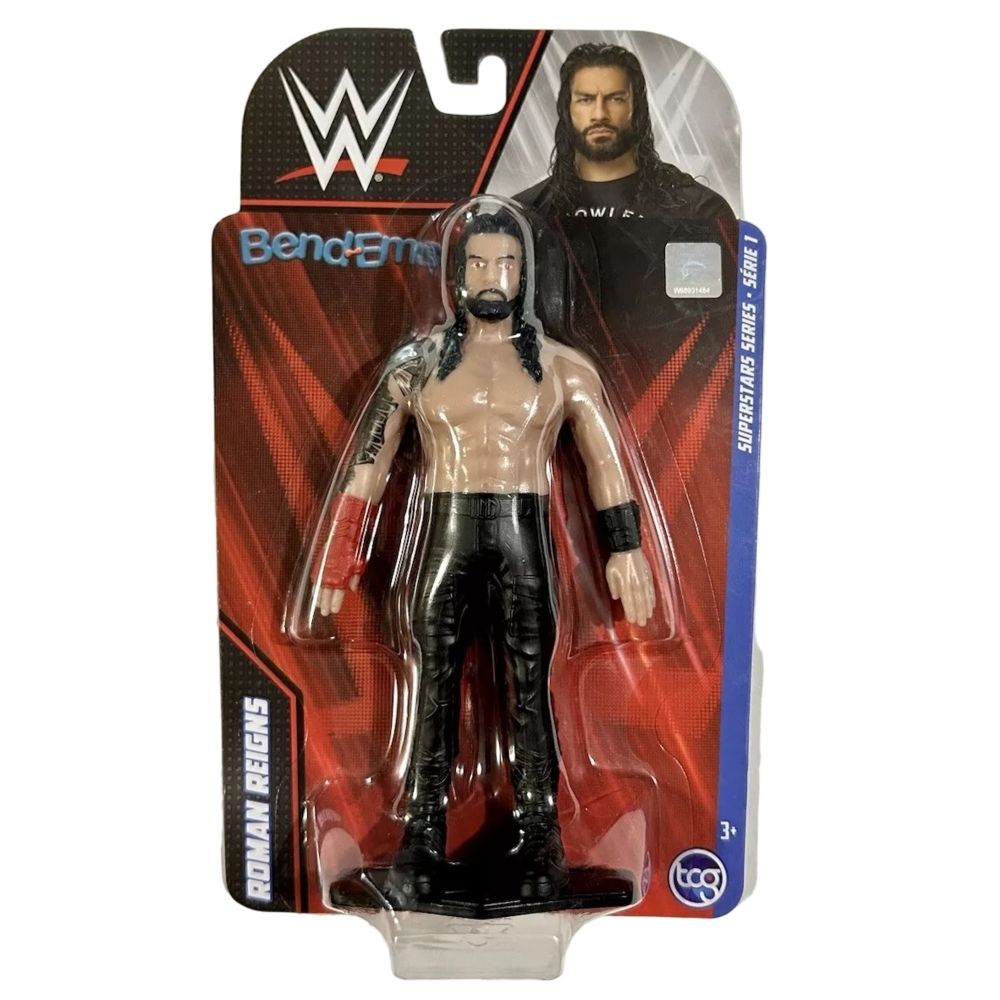 WWE Roman Reigns Superstars Series Bend-Ems Bendable Figure