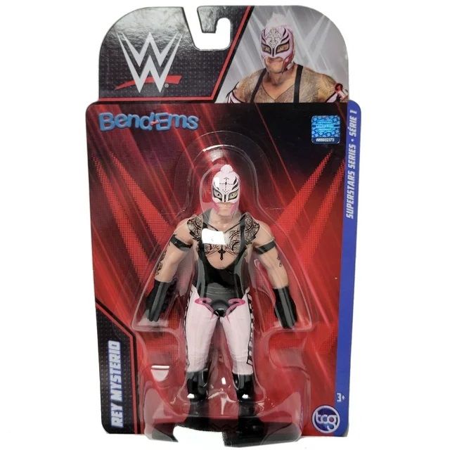 WWE Rey Mysterio Superstars Series Bend-Ems Bendable Figure