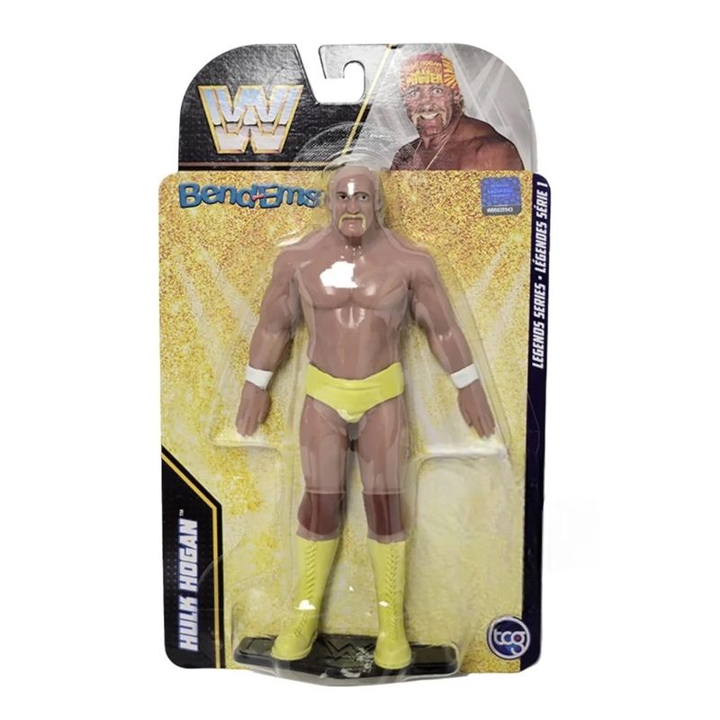 WWE Hulk Hogan Legends Series Bend-Ems Bendable Figure