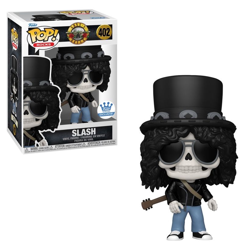 Slash Skeleton Guns N&#39; Roses 3 3/4&quot;H POP! Rocks Vinyl Figure #402