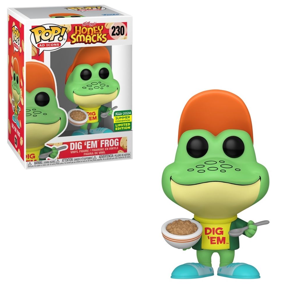 Kellogg&#39;s Dig &#39;Em with Bowl 3 3/4&quot;H POP! Ad Icons Vinyl Figure #230