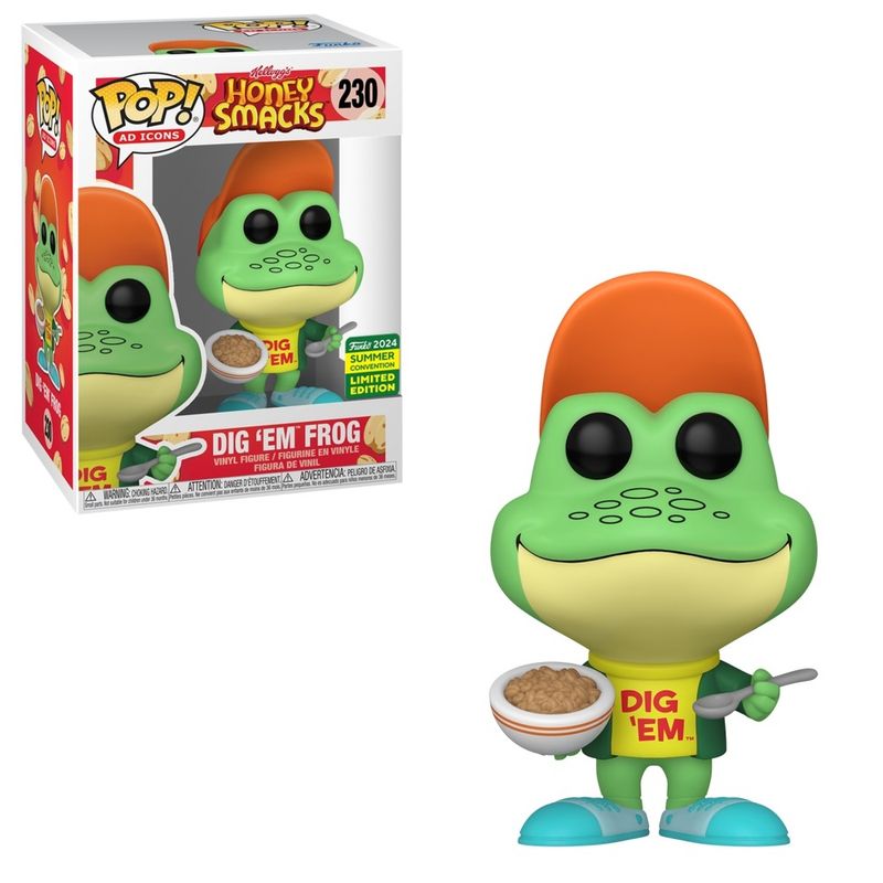 Kellogg&#39;s Dig &#39;Em with Bowl 3 3/4&quot;H POP! Ad Icons Vinyl Figure #230