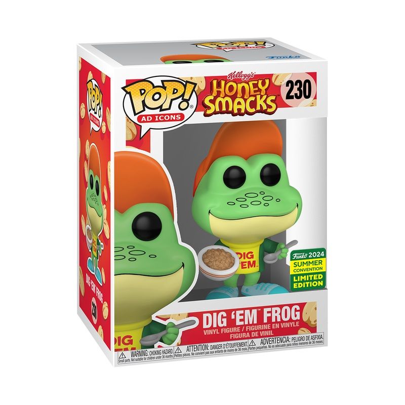 Kellogg's Dig 'Em with Bowl 3 3/4"H POP! Ad Icons Vinyl Figure #230