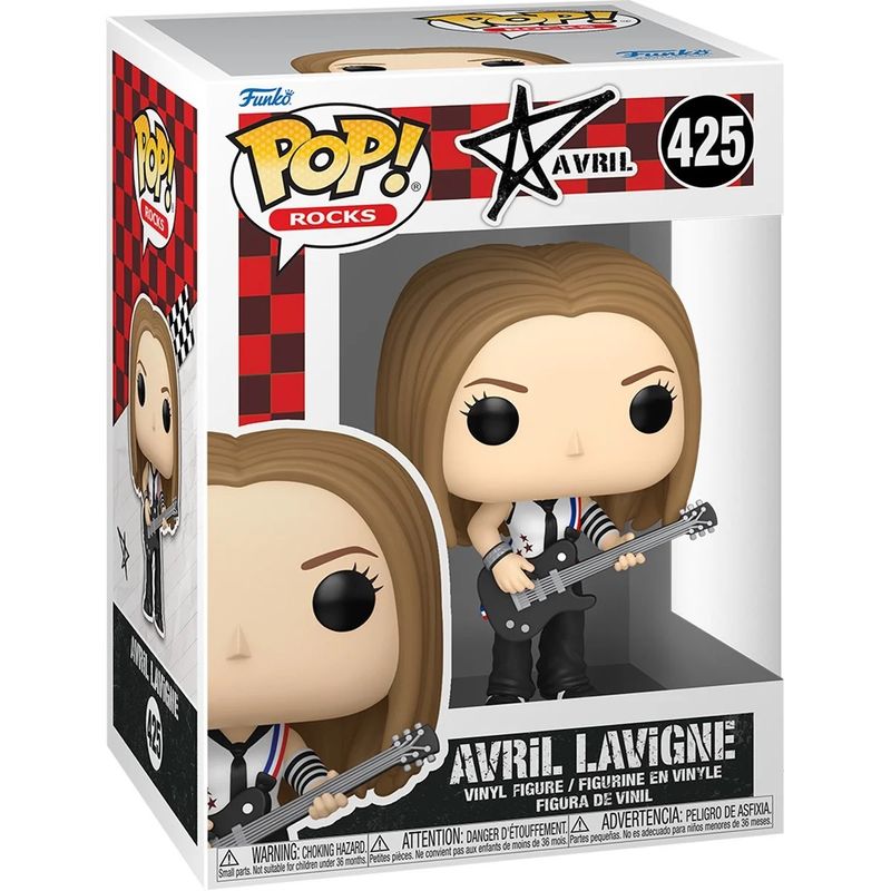 Avril Lavigne Complicated 3 3/4"H POP! Rocks Vinyl Figure #425