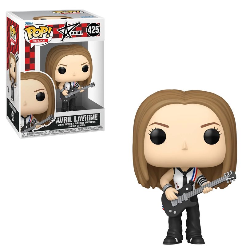 Avril Lavigne Complicated 3 3/4&quot;H POP! Rocks Vinyl Figure #425