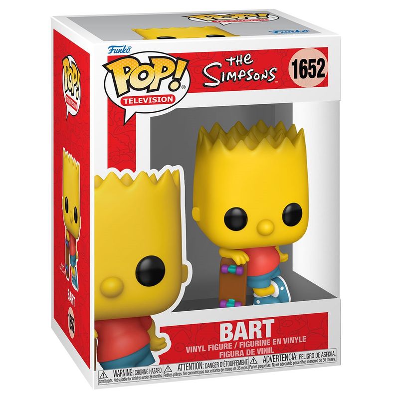 The Simpsons Bart 3 3/4"H POP! Television Vinyl Figure #1652