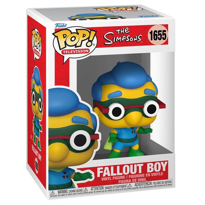 The Simpsons Fallout Boy 3 3/4"H POP! Television Vinyl Figure #1655