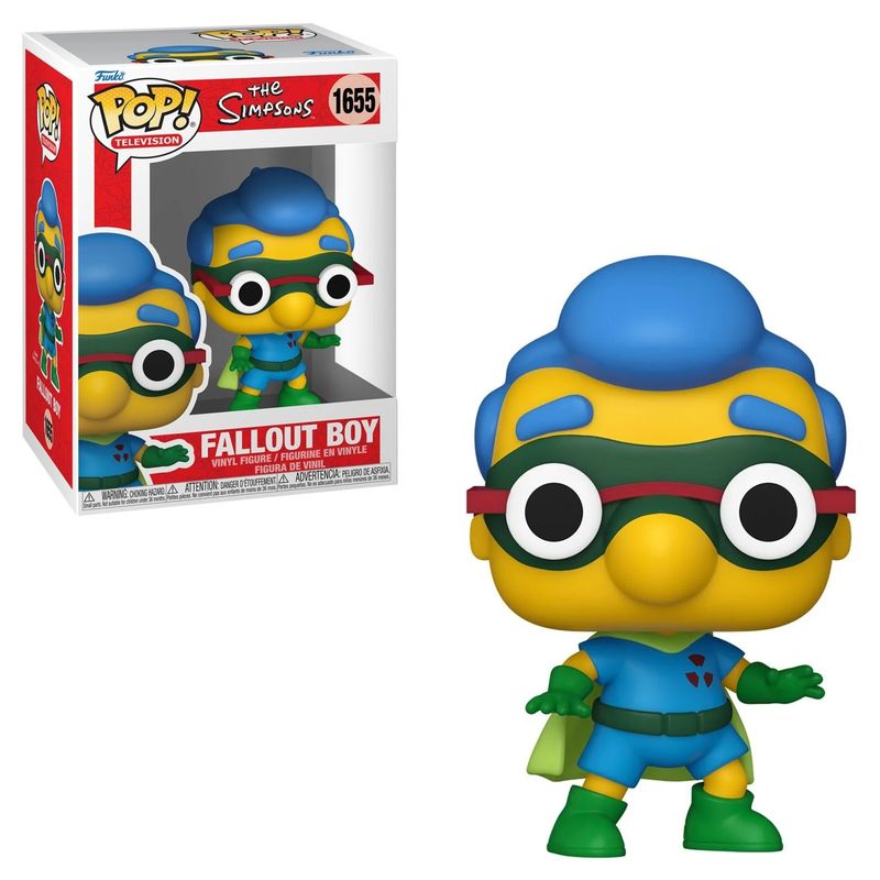 The Simpsons Fallout Boy 3 3/4&quot;H POP! Television Vinyl Figure #1655