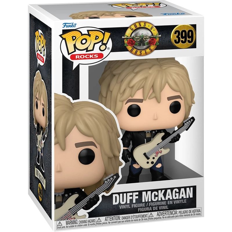 Duff McKagan (1980's) Guns N' Roses 3 3/4"H POP! Rocks Vinyl Figure #399