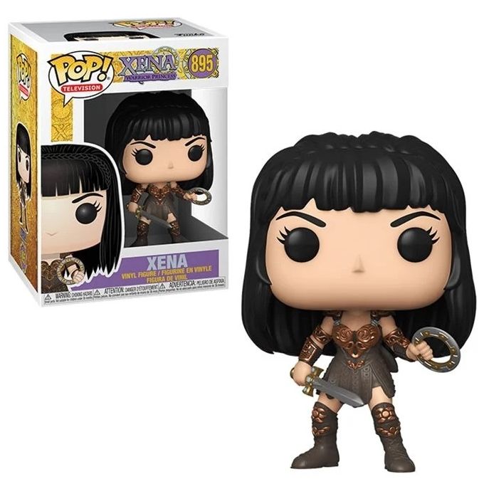 Xena with Chakram and Sword3 3/4&quot;H POP! Television Vinyl Figure #895