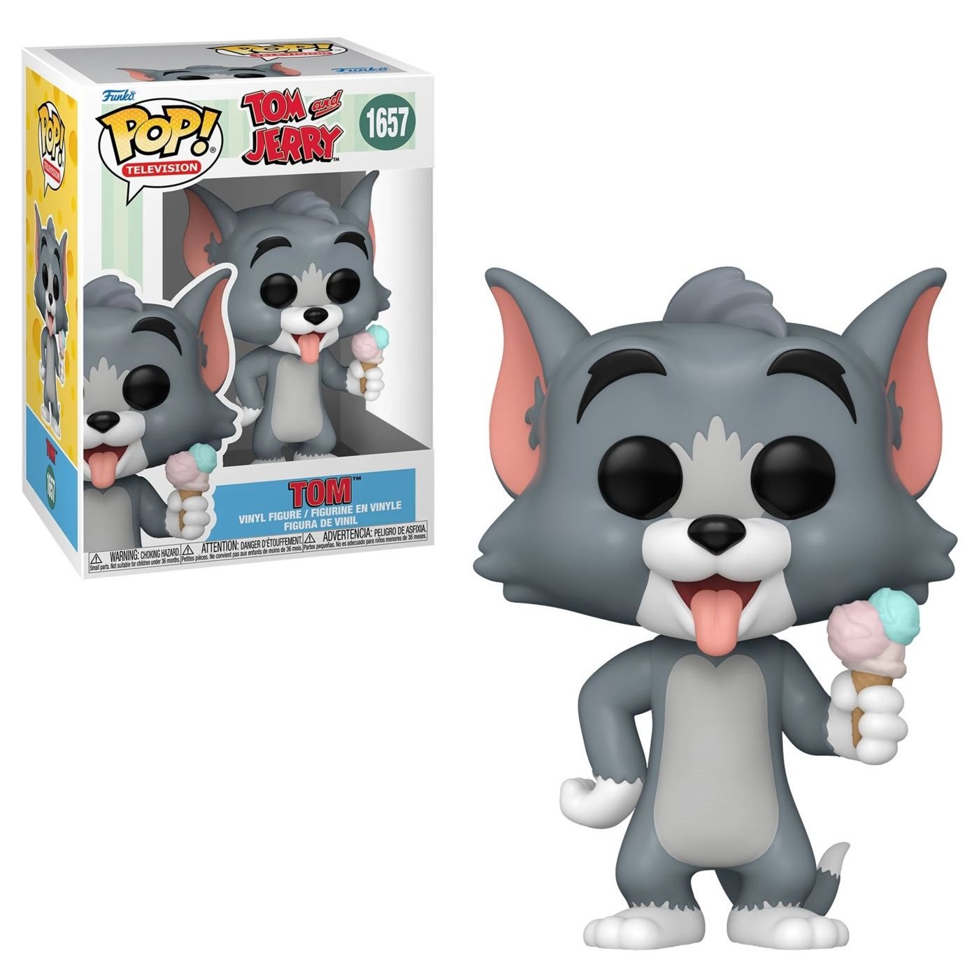 Tom &amp; Jerry 3 3/4&quot;H Tom POP! Television Vinyl Figure #1657
