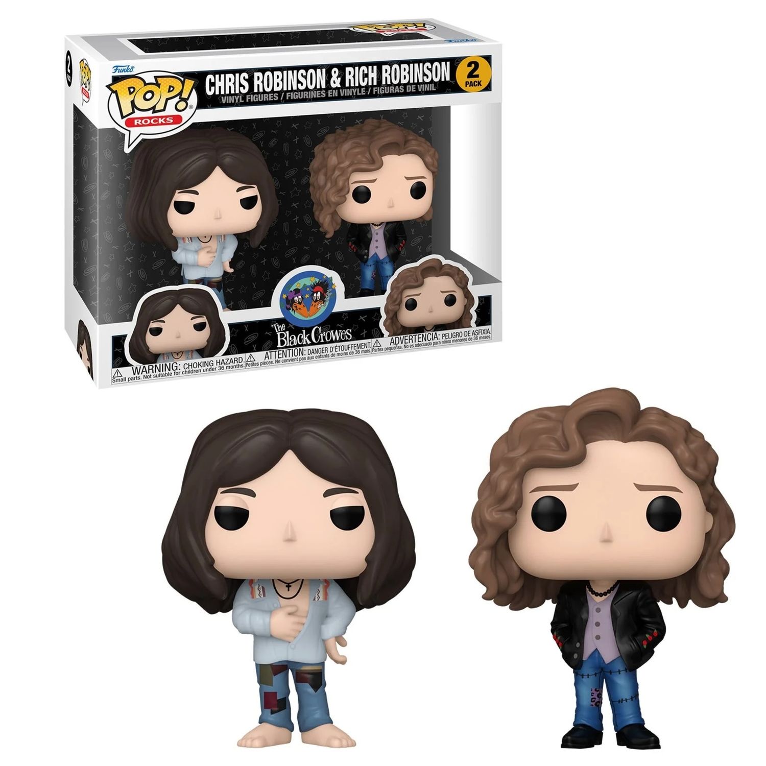 The Black Crowes 3 3/4&quot;H POP! Rocks Vinyl Figure Set of 2