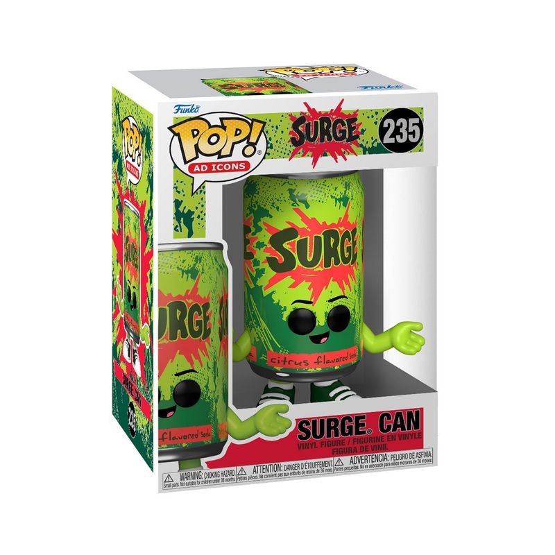 Surge Can 4 1/4"H POP! Ad Icons Vinyl Figure #235