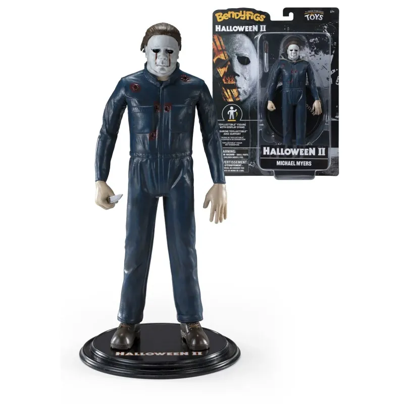 Halloween II Michael Myers 7&quot;H Bendyfigs Bendable Posable Figure