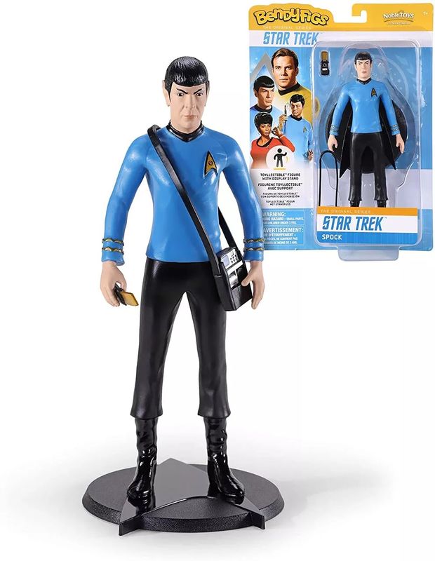 Star Trek Spock 7&quot;H Bendyfigs Bendable Posable Figure
