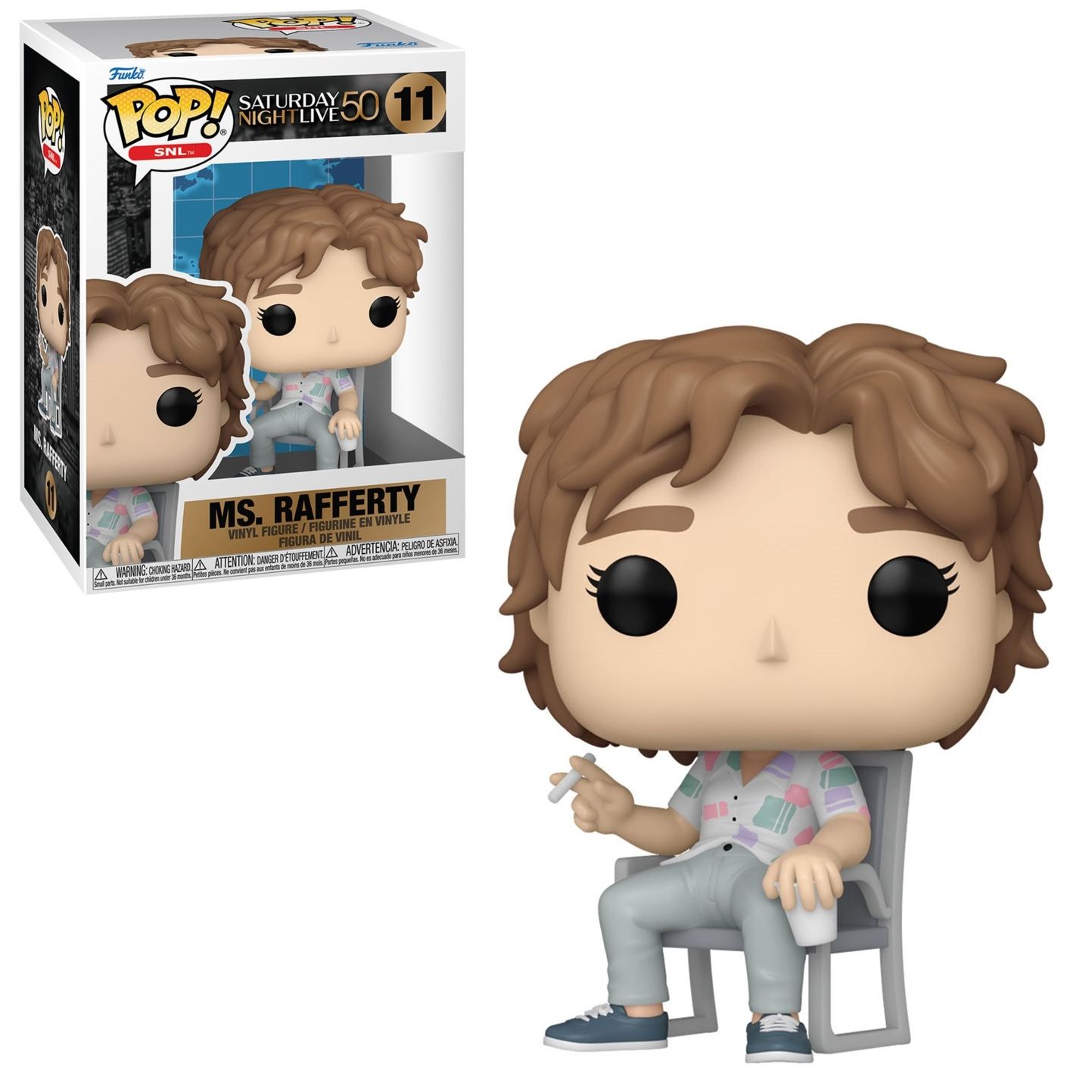 SNL 50th Ms. Rafferty 3 3/4&quot;H POP! SNL Vinyl Figure #11 - Kate McKinnon