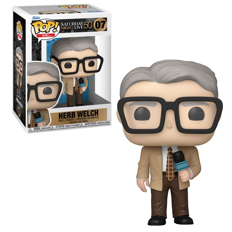 SNL 50th Herb Welch 3 3/4&quot;H POP! SNL Vinyl Figure #07 - Bill Hader