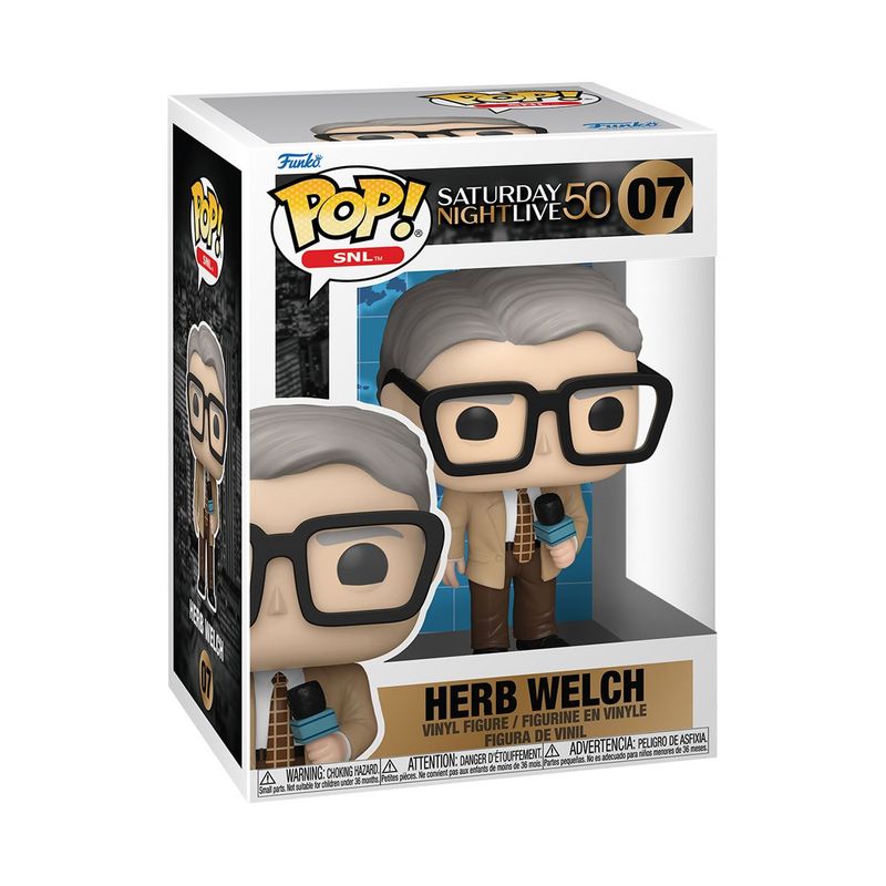 SNL 50th Herb Welch 3 3/4"H POP! SNL Vinyl Figure #07 - Bill Hader