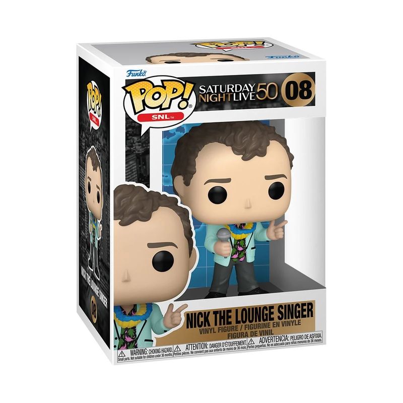 SNL 50th Nick the Lounge Singer 3 3/4"H POP! SNL Vinyl Figure #08 - Bill Murray