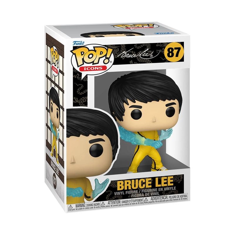 Bruce Lee (Be Water) 3 3/4"H POP! Icons Vinyl Figure #87