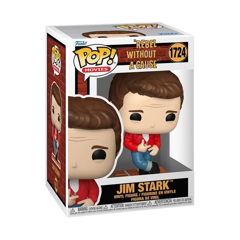 James Dean - Jim Stark Rebel Without a Cause 3 3/4"H POP! Movies Vinyl Figure #1724