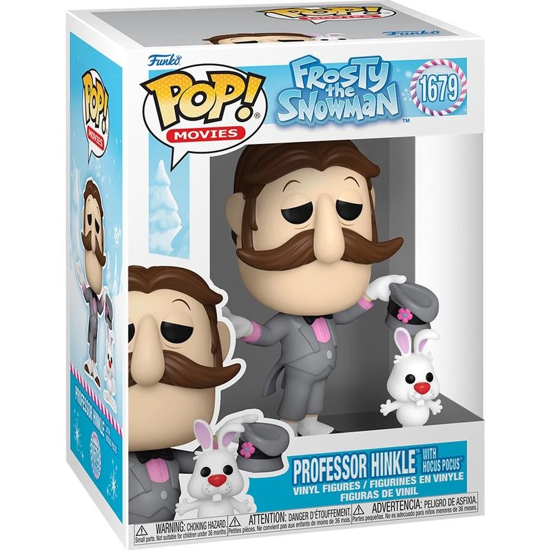 Frosty the Snowman Professor Hinkle with Hocus Pocus 3 3/4"H POP! Movies Vinyl Figure #1679