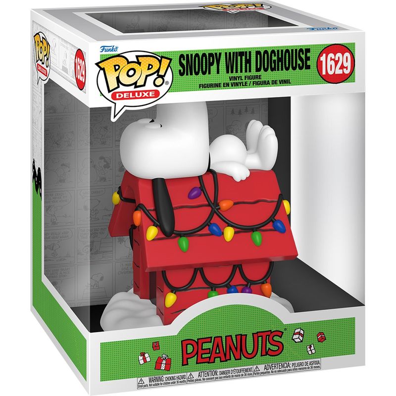 Peanuts - A Charlie Brown Christmas Snoopy with Doghouse POP! Deluxe Vinyl Figure #1629