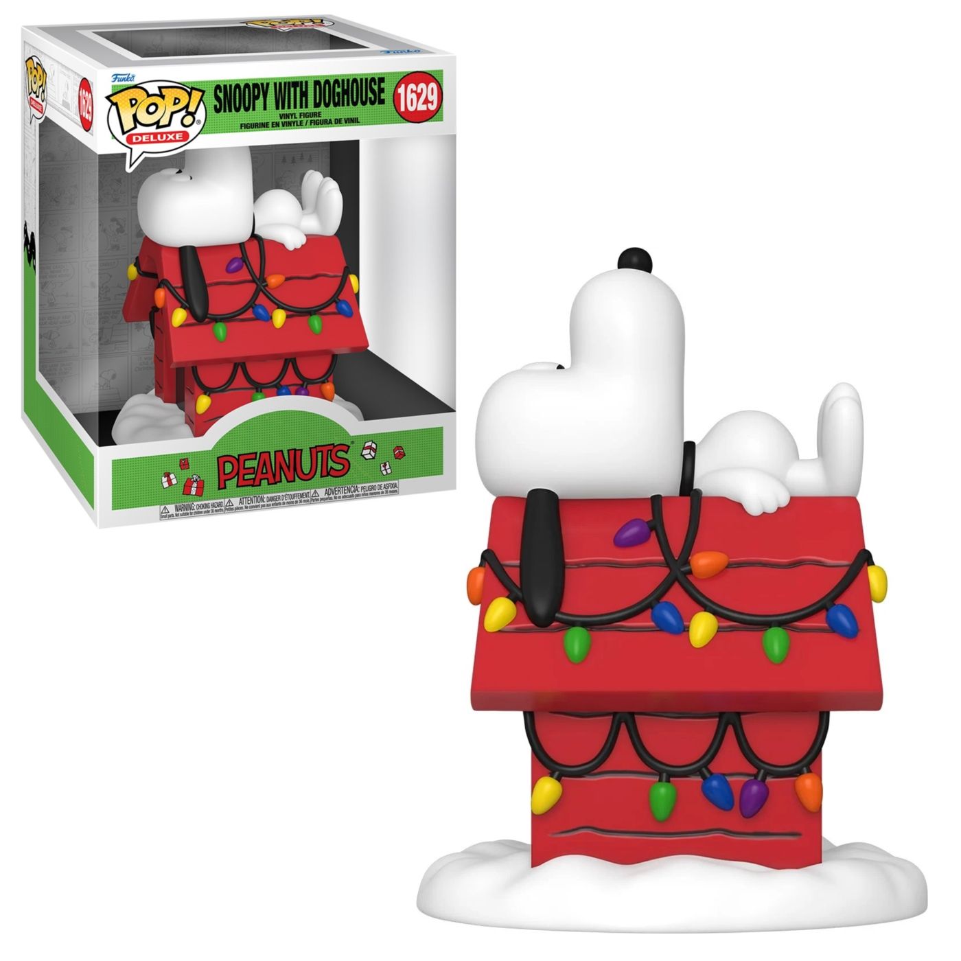Peanuts - A Charlie Brown Christmas Snoopy with Doghouse POP! Deluxe Vinyl Figure #1629