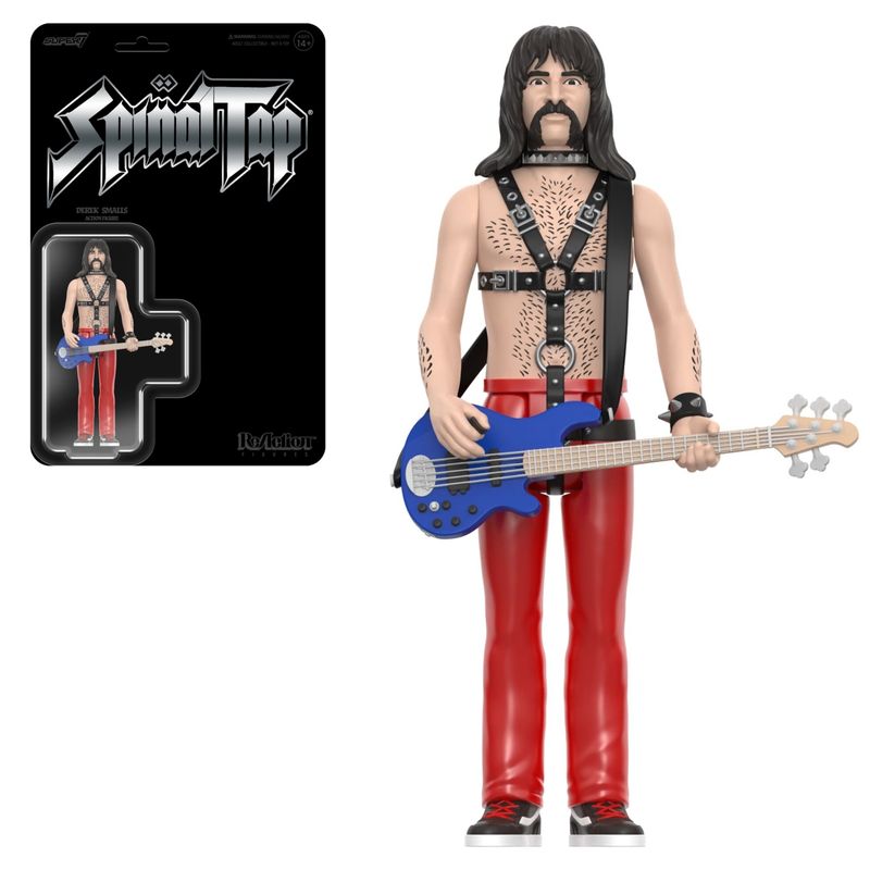 Spinal Tap Derek Smalls  3 3/4&quot;H ReAction Figure
