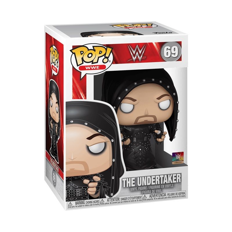 The Undertaker with Hood 3 3/4"H POP! WWE Vinyl Figure #69