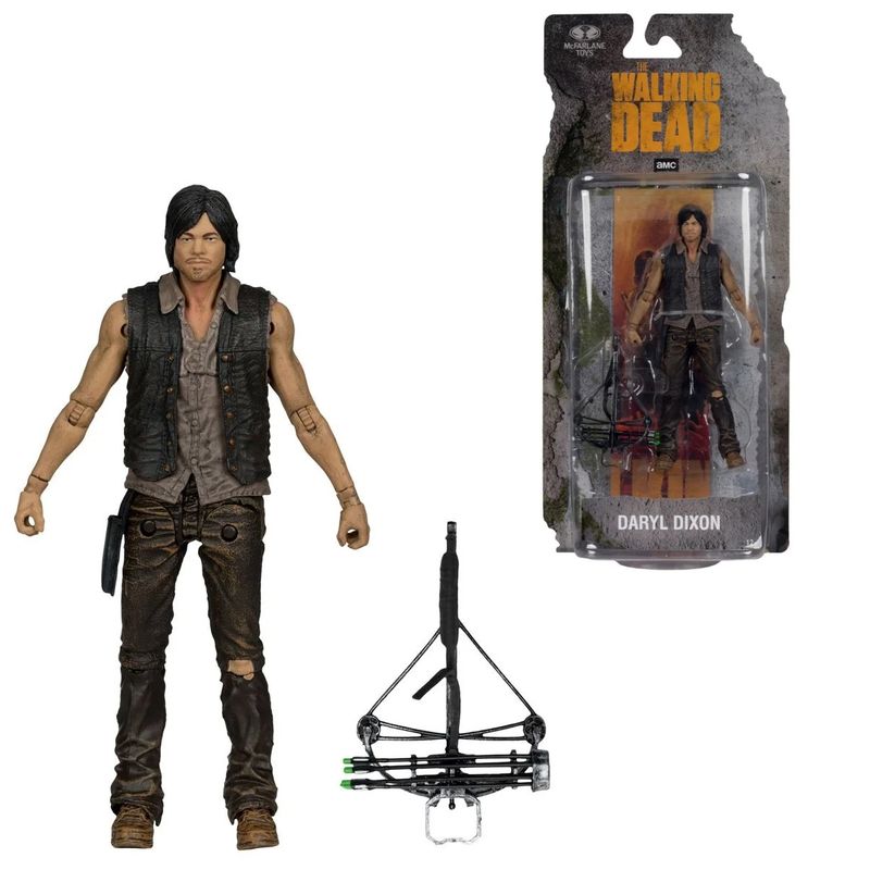 The Walking Dead Daryl Dixon 5"H McFarlane Wave 1 Action Figure