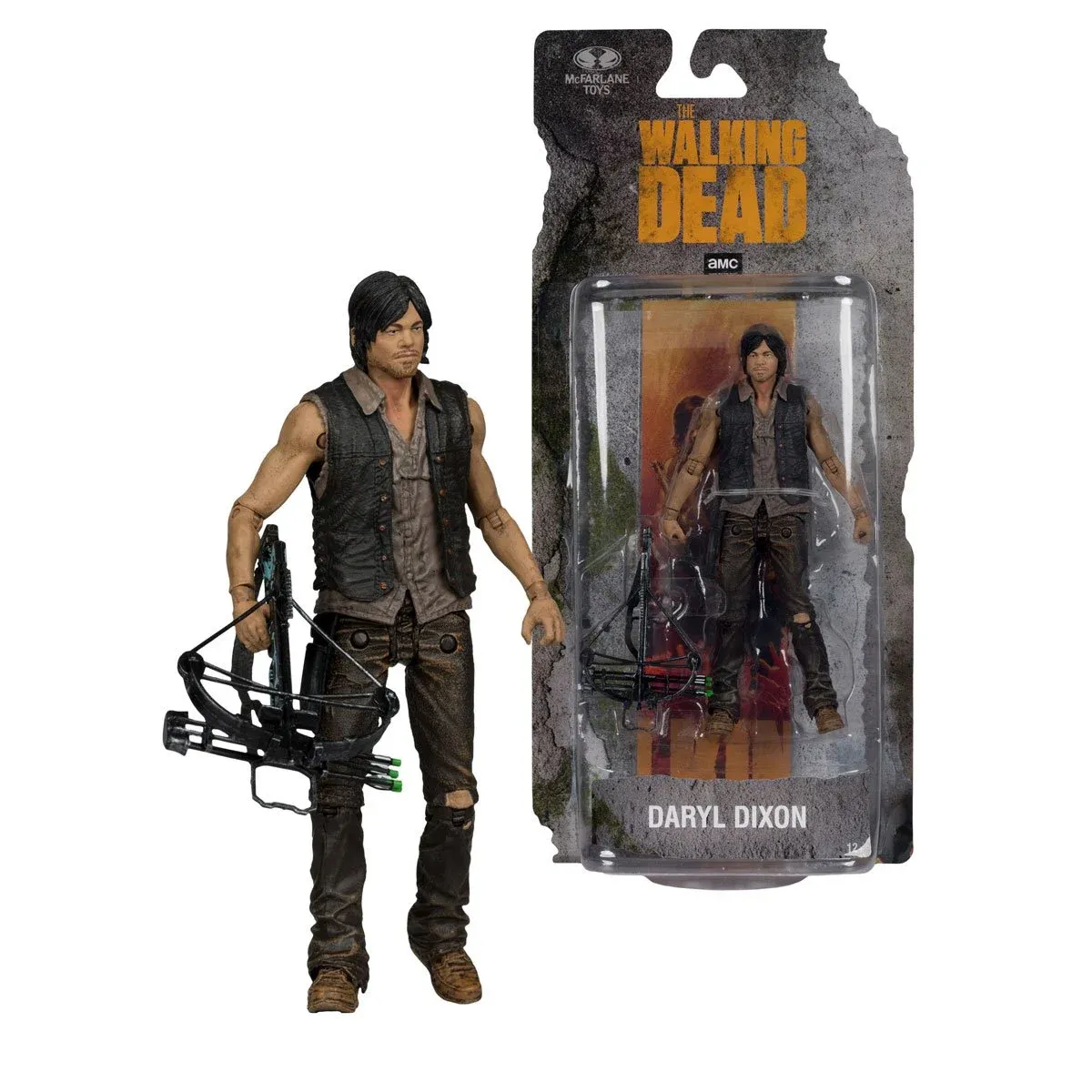 The Walking Dead Daryl Dixon 5&quot;H McFarlane Wave 1 Action Figure