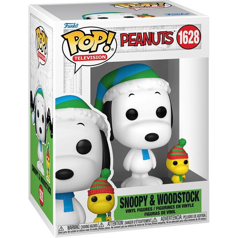Peanuts - Snoopy &amp; Woodstock A Charlie Brown Christmas POP! Television Vinyl Figure #1628