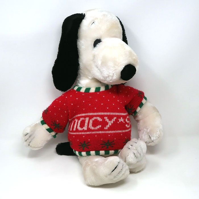 Peanuts - Snoopy 18&quot;H Plush with Macy&#39;s Sweater