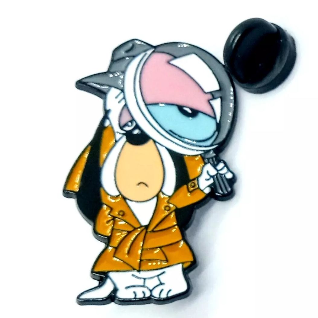 Droopy Dog Detective Enamel Pin / Tie Tack