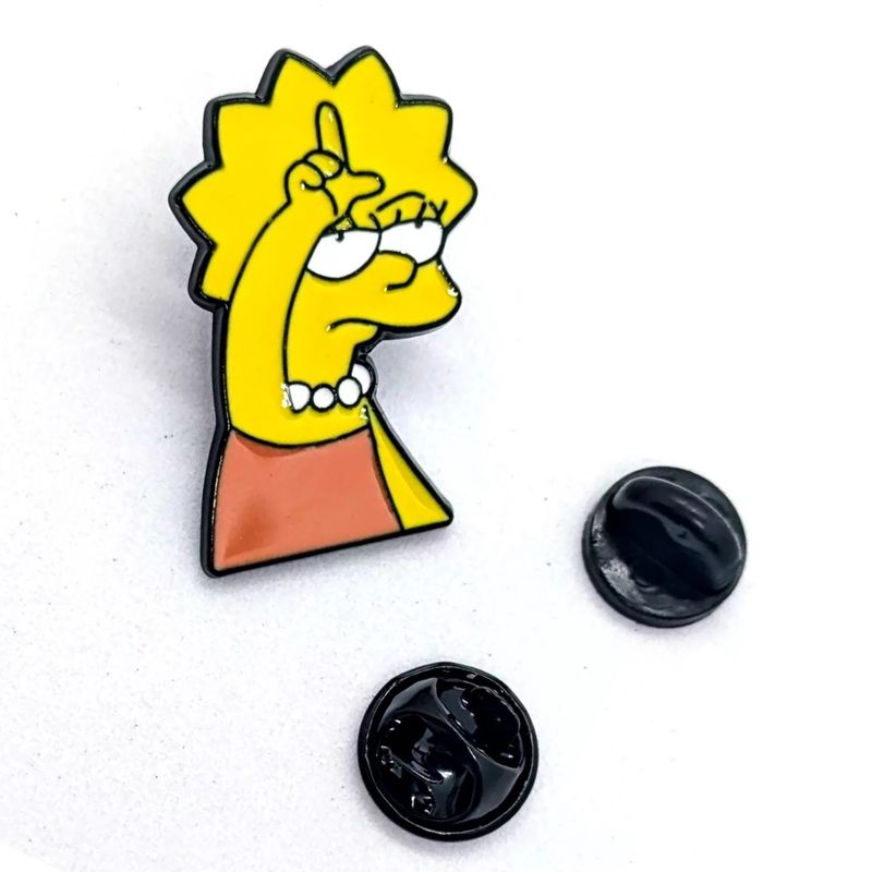 The Simpsons - Lisa L is for Loser Enamel Pin / Tie Tack