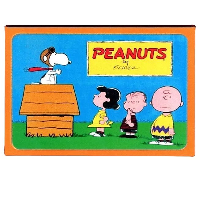 Peanuts Vintage Lunchbox Graphic Metal Magnet